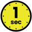 1 sec